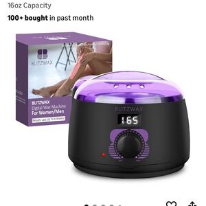 Digital Wax Warmer in Purple and Black - Fast Melt Home Wax Machine